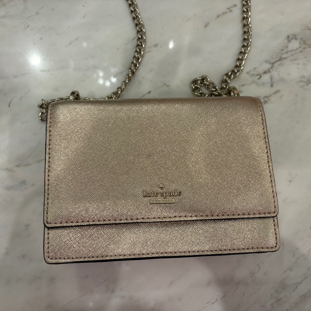 Kate Spade Rose Gold Small crossbody